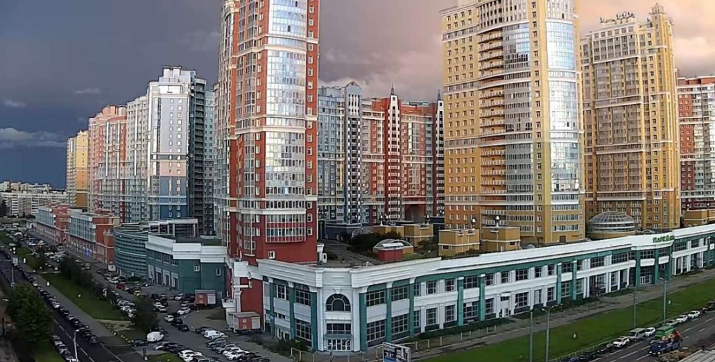 фасад дома, здание по адресу г Санкт-Петербург, пр-кт Просвещения, д 43